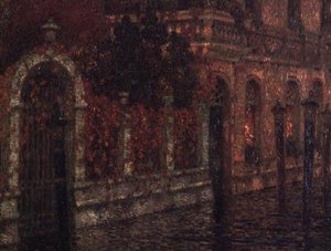 Venedig Kanal von Henri Eugene Augustin Le Sidaner