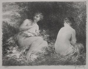 Badende von Henri Fantin-Latour