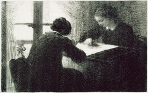 Die Stickerinnen (Les Brodeuses) von Henri Fantin-Latour