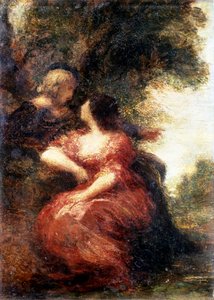 Troubadour und seine Dame