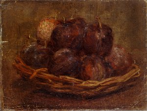 Ein Korb mit Pflaumen, 1869