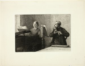 Ein Stück von Schumann von Ignace Henri Jean Fantin Latour