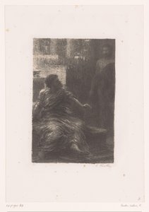 Aeneas sieht den Geist von Hector (Leben und Werke von Hector Berlioz) von Ignace Henri Jean Fantin Latour