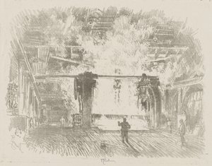 Englische Kriegsarbeit: Herstellung von Panzerplatten von Ignace Henri Jean Fantin Latour