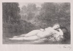 Im Wasser liegend