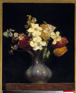 Narzissen und Tulpen. Gemälde von Henri Fantin Latour