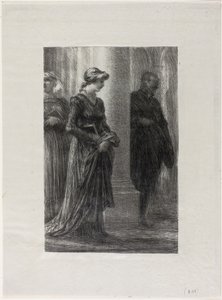 Die Meistersinger von Nürnberg, Akt I: Walther und Eva treffen sich
