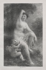 Venus und Amor von Ignace Henri Jean Fantin Latour