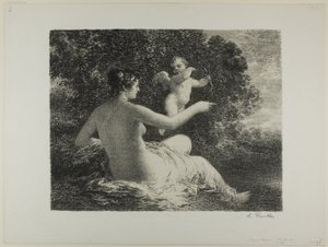 Venus und Amor, große Platte