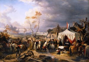 General De la Morlière nimmt die Kapitulation von Antwerpen entgegen, 29. November 1792 von Henri Felix Emmanuel Philippoteaux