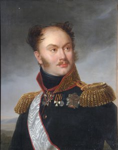 Porträt von Graf Michail Fjodorowitsch Orlow 1788-1842, ca. 1818 von Henri Françoiss Riesener