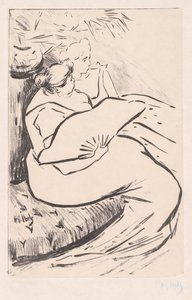 Sitzende Frau, ca. 1895-1900