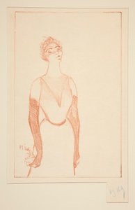 Yvette Guilbert von Henri Gabriel Ibels