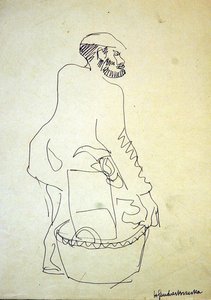 Weißkappler Jude verkauft Gebrauchtwaren von Henri Gaudier Brzeska