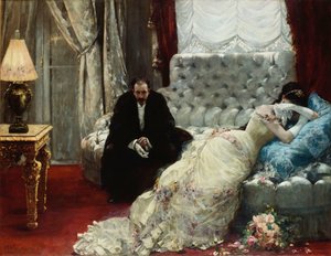 Rückkehr vom Ball, 1879 von Henri Gervex