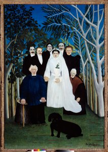 Die Hochzeit um 1905. Gemälde von Henri Rousseau dit Le Douanier (1844-1910)