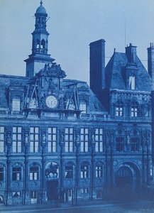 Das Hotel de Ville in Paris, 1853