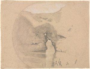 Sorrente, Bäder der Königin Jeanne von Henri Joseph Harpignies