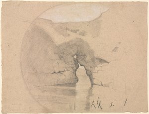 Sorrente, Bäder der Königin Jeanne von Henri Joseph Harpignies