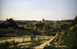 Das Schloss und Dorf Herisson