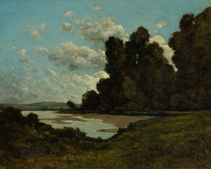 Der Fluss Loire bei Nevers, 1901