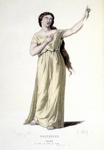 Kostümentwurf für Pauline in "Polyeucte", 1884