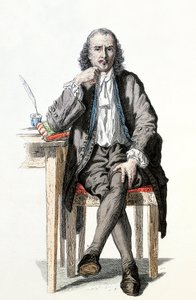 Pierre Corneille (1606-1684) gezeichnet von Geoffroy von Henri Jules Jean Geoffroy