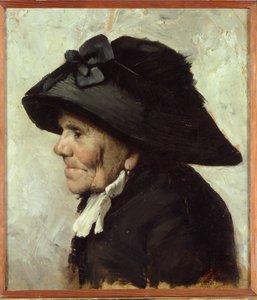 Studie des Kopfes einer alten Frau, 1880er