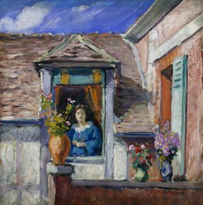 Frau am Fenster von Henri Lebasque