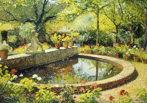 Der Teich bei Marquayrol, ca. 1930