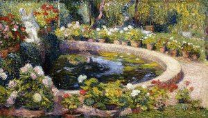 Der Teich in Marquayrol von Henri Martin