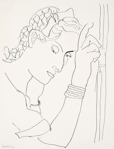 Kopf einer Frau im Profil von Henri Matisse
