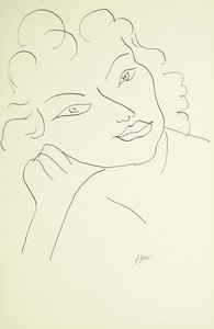 Kopf einer jungen Frau von Henri Matisse