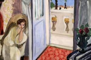 Innenraum in Nizza (Zimmer im Hôtel Méditerranée)
