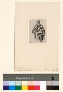 Josette Gris, Figur in einem Sessel