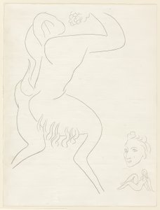 Der Nachmittag eines Fauns: Der Faun IV, Platte achtzehn aus Poesies de Mallarmé