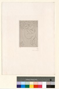 Sitzender Akt, die Arme über der Brust gekreuzt von Henri Matisse
