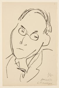Porträt von Paul Léautaud von Henri Matisse