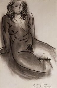 Sitzende nackte Frau von Henri Matisse