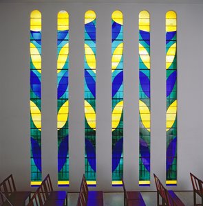 Buntglasfenster in der Kapelle des Rosenkranzes, Vence von Henri Matisse