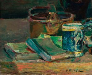 Stillleben mit Büchern, ca. 1895 von Henri Matisse
