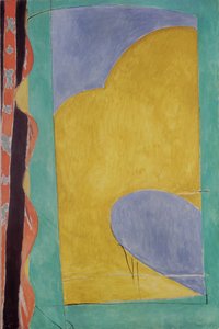 Der gelbe Vorhang, um 1915