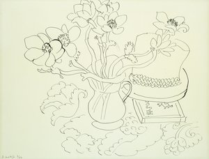Vase mit Anemonen von Henri Matisse