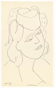 Frau mit Hut von Henri Matisse