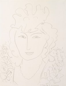 Frau mit Hut von Henri Matisse