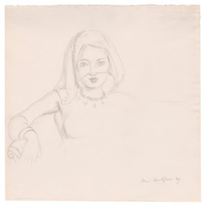 Junge Frau mit Schleier von Henri Matisse