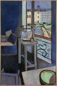 Innenraum mit Goldfischglas 1914