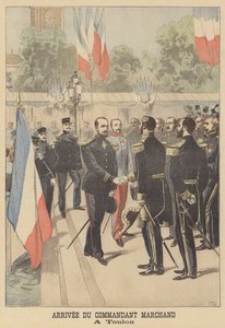 Ankunft von Major Marchand in Toulon