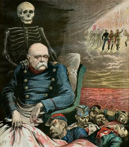 Karikaturporträt von Otto Von Bismarck