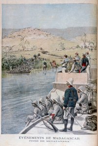 Ereignisse in Madagaskar: Die Eroberung von Mevatanana, 1895 von Henri Meyer
